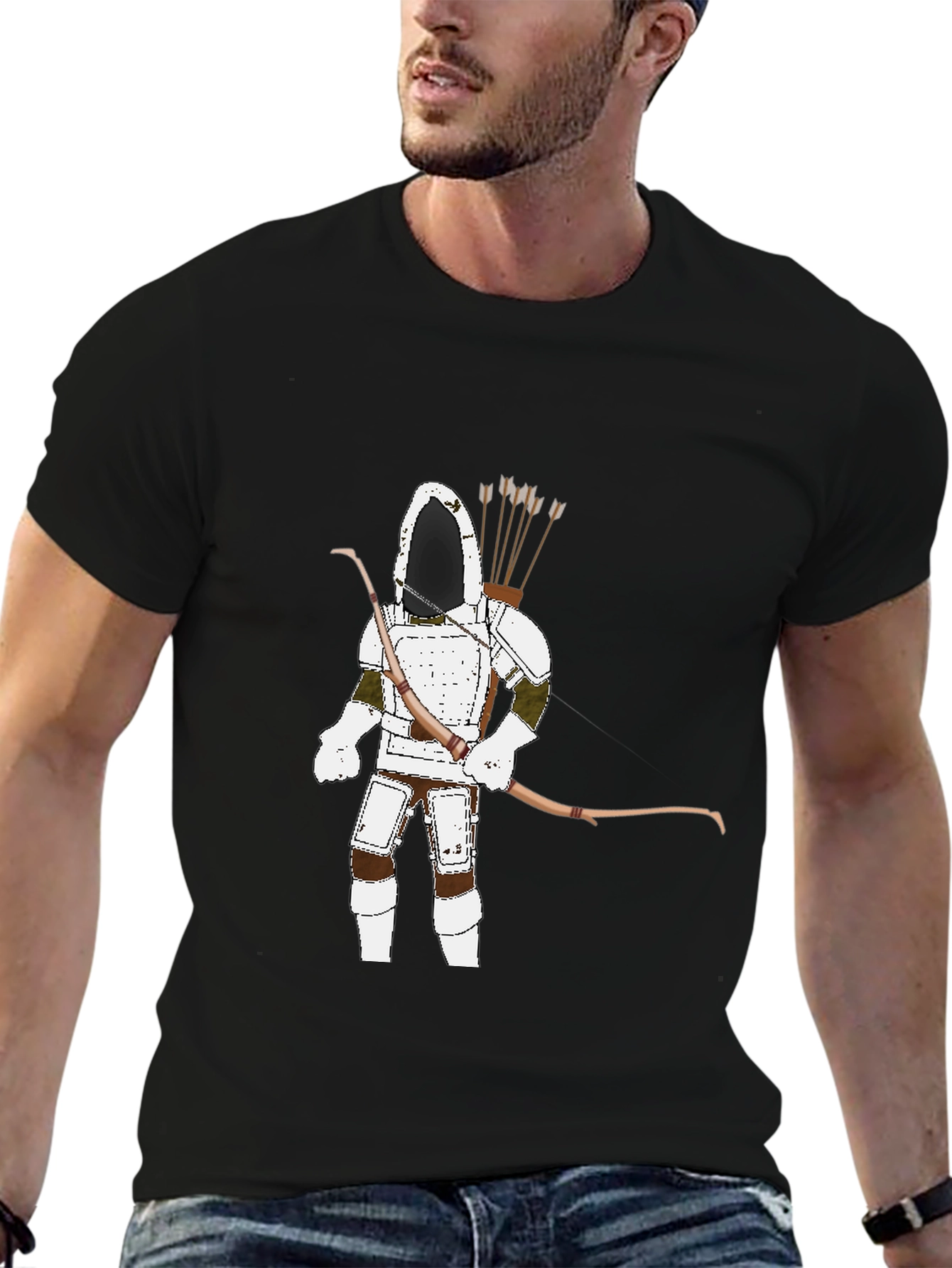 Archer Graphic Tee - Stealth & Style