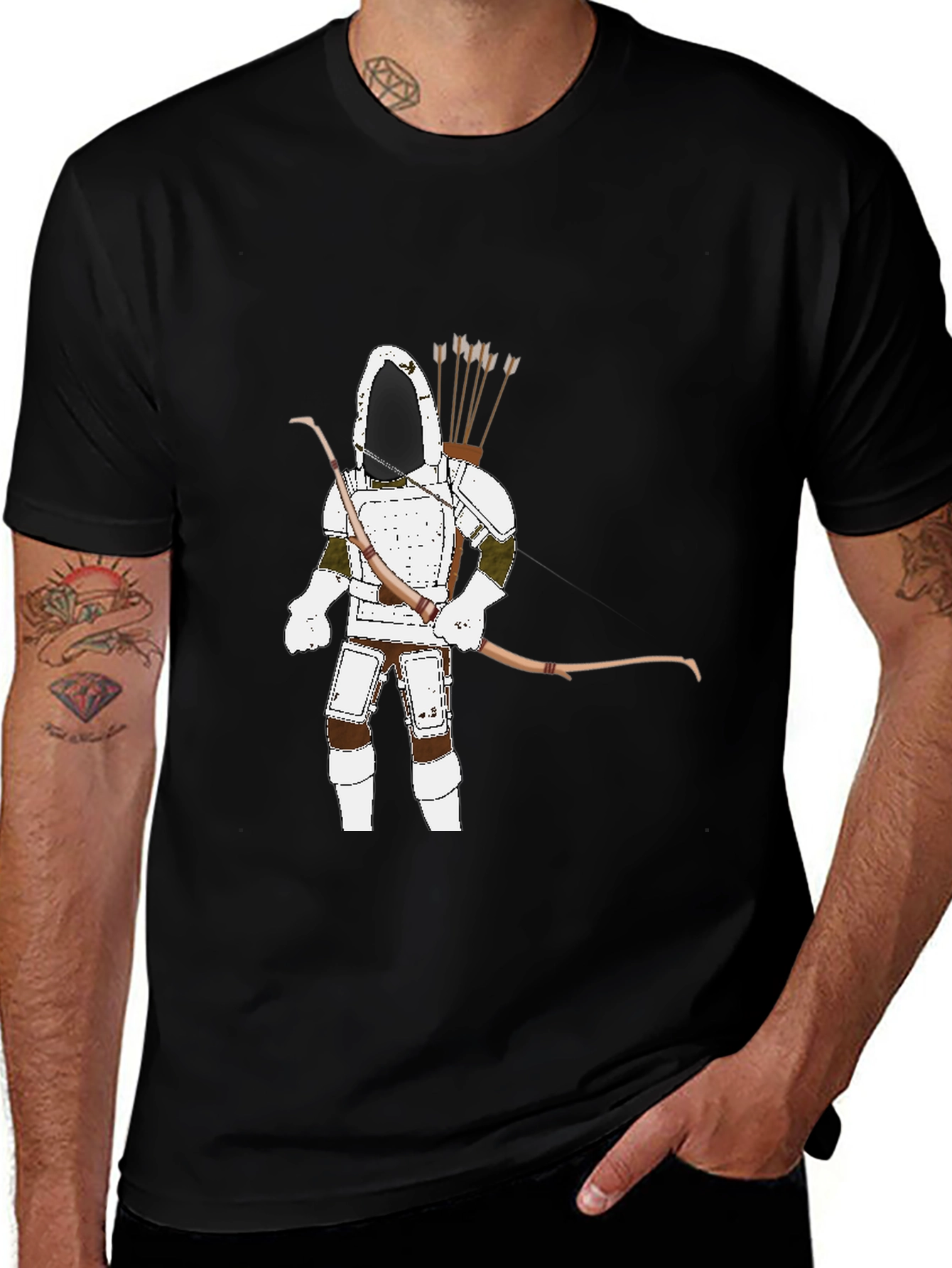 Archer Graphic Tee - Stealth & Style
