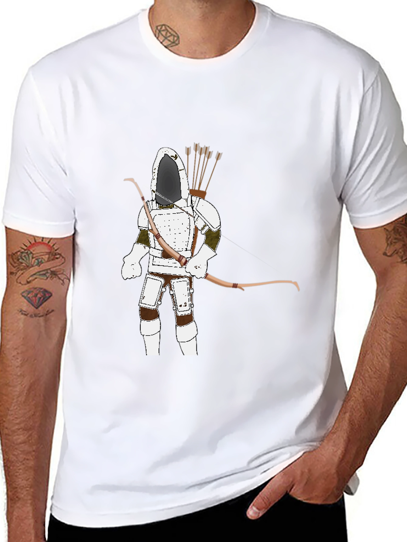Archer Graphic Tee - Stealth & Style