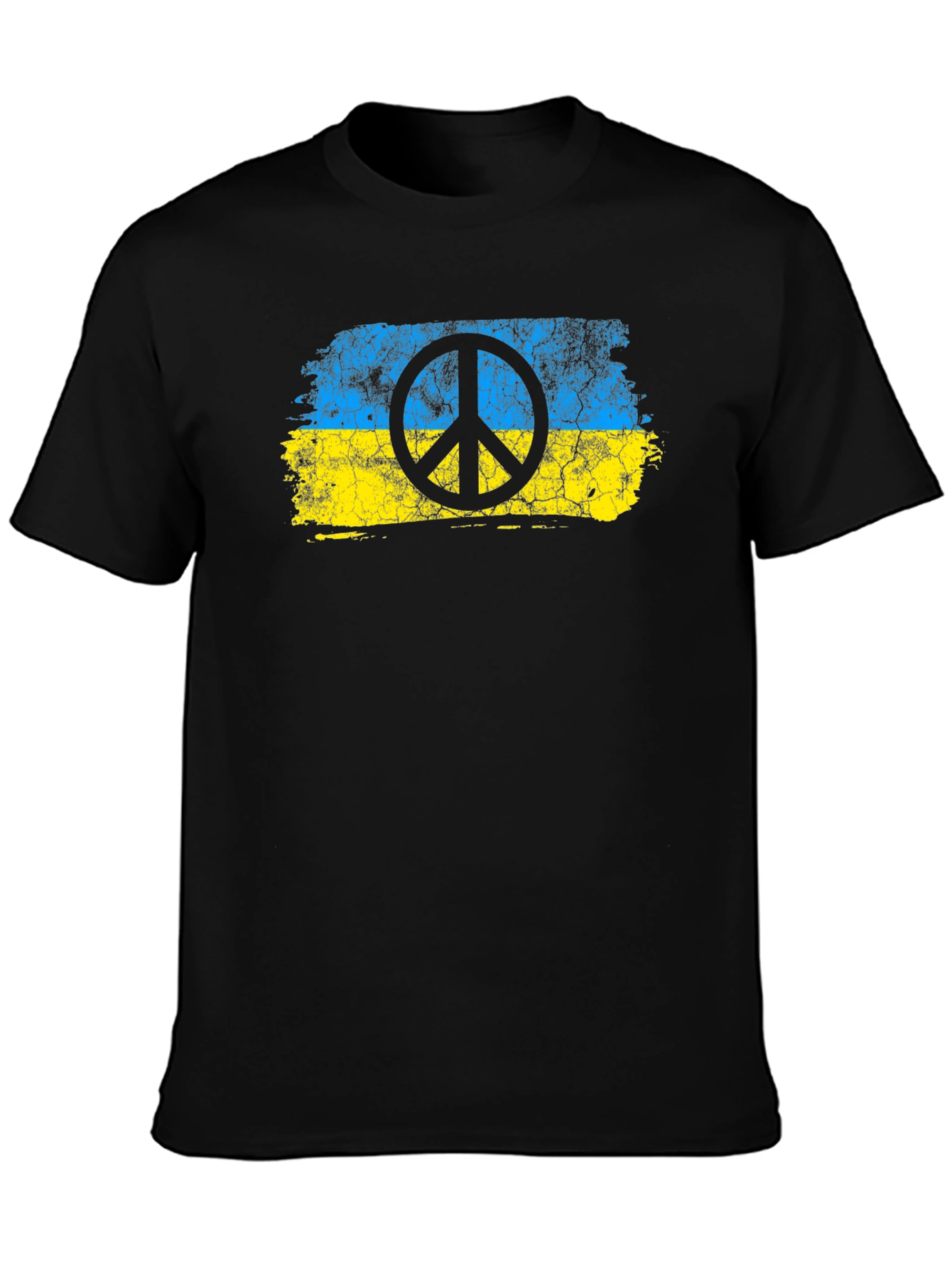 Ukraine Peace Sign Graphic Tee
