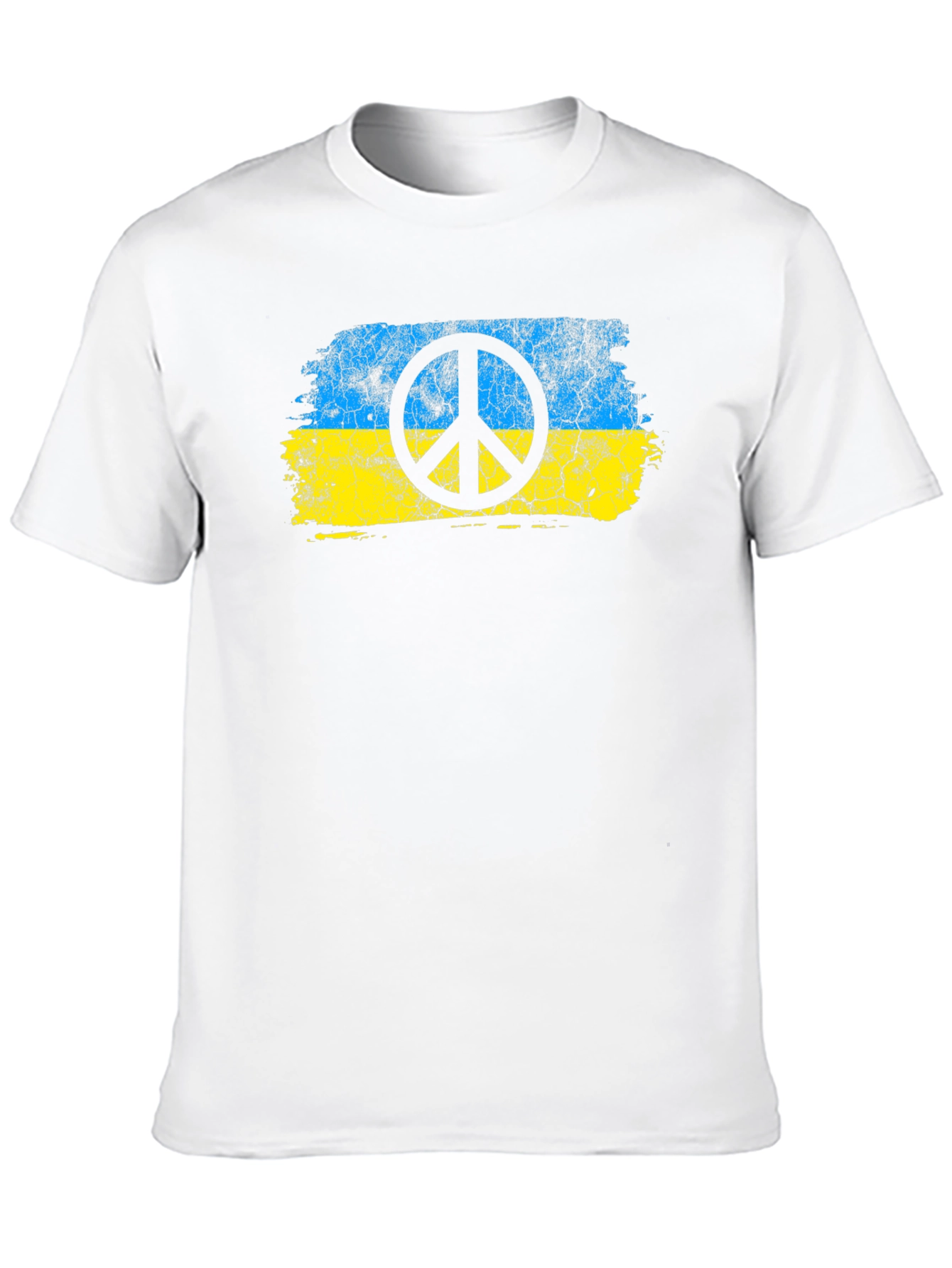 Ukraine Peace Sign Graphic Tee