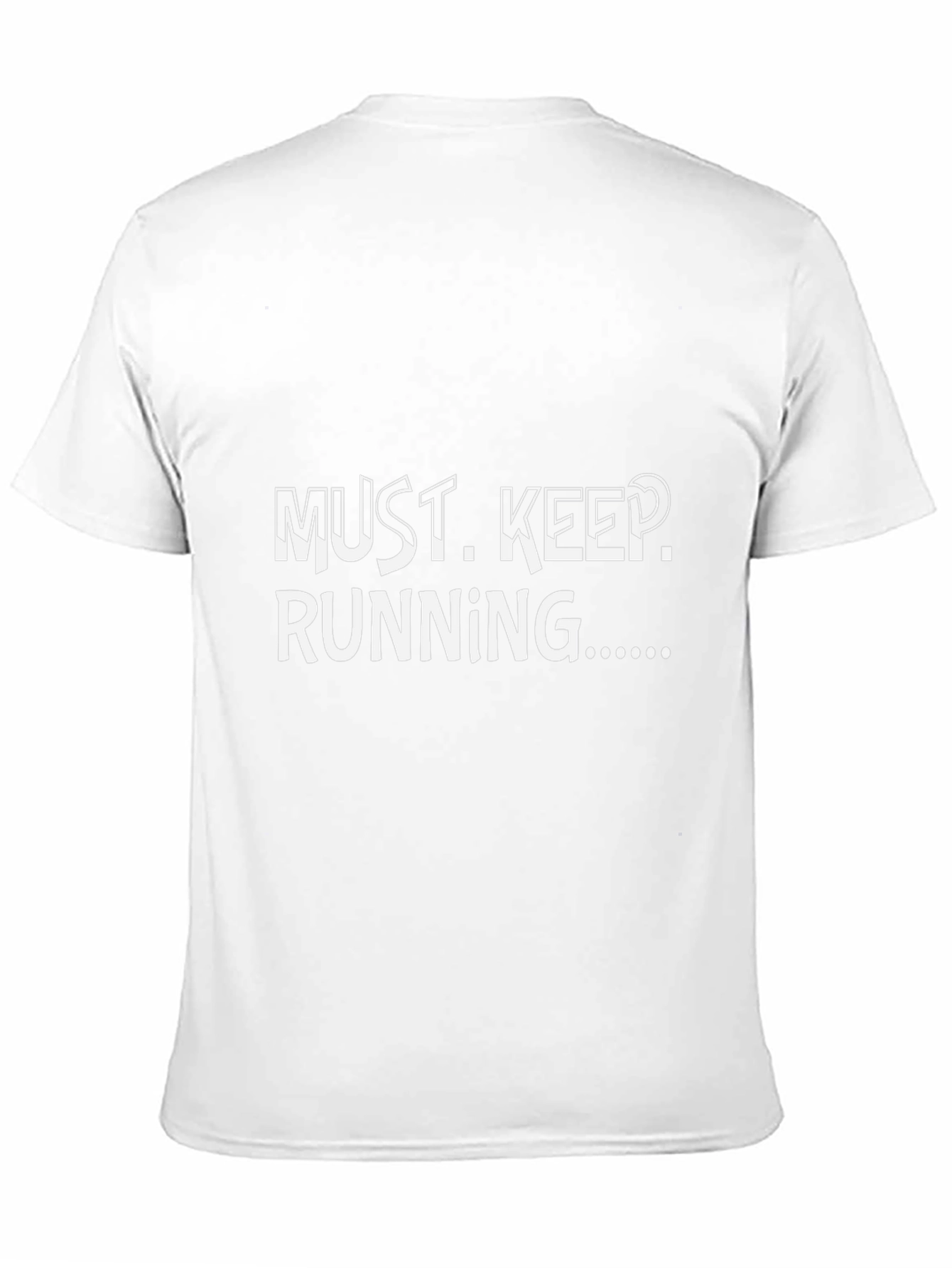 Must Keep Running Black T-Shirt