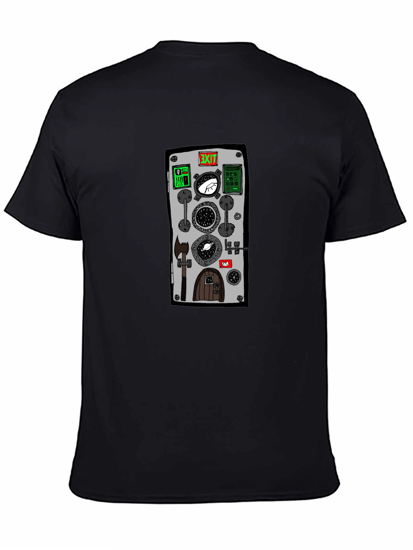 Unique Portal Door Graphic T-Shirt