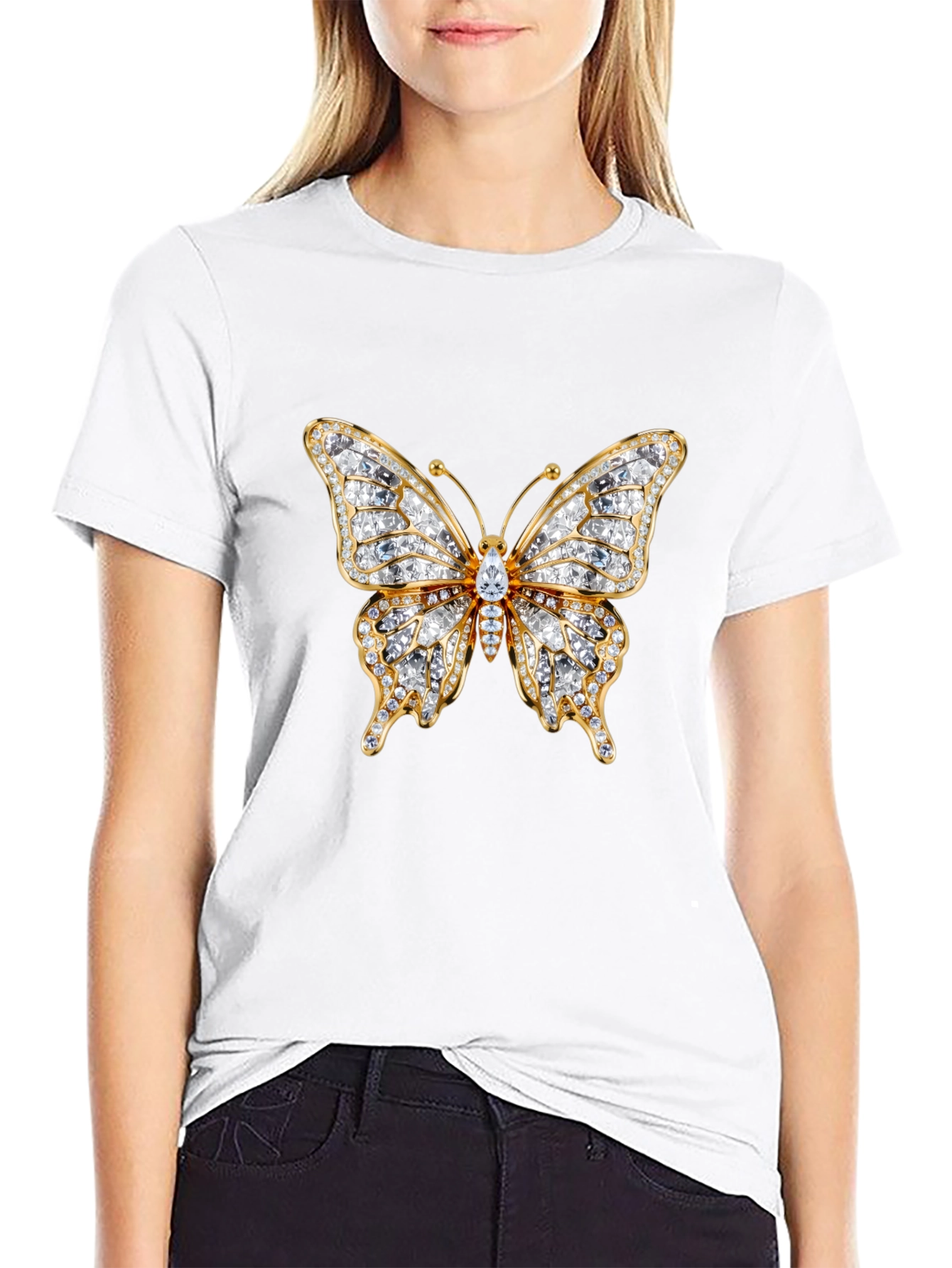 Butterfly Jewel Graphic Tee
