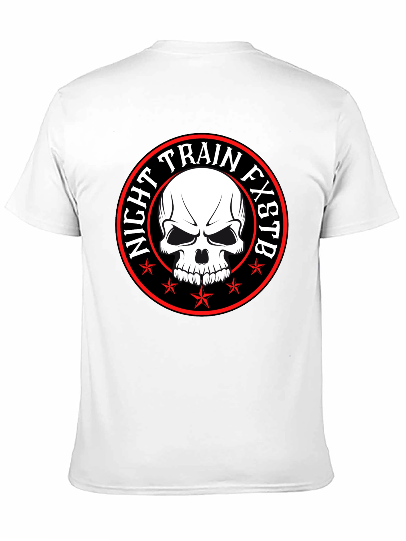 Night Train FXSTB Skull Graphic T-Shirt