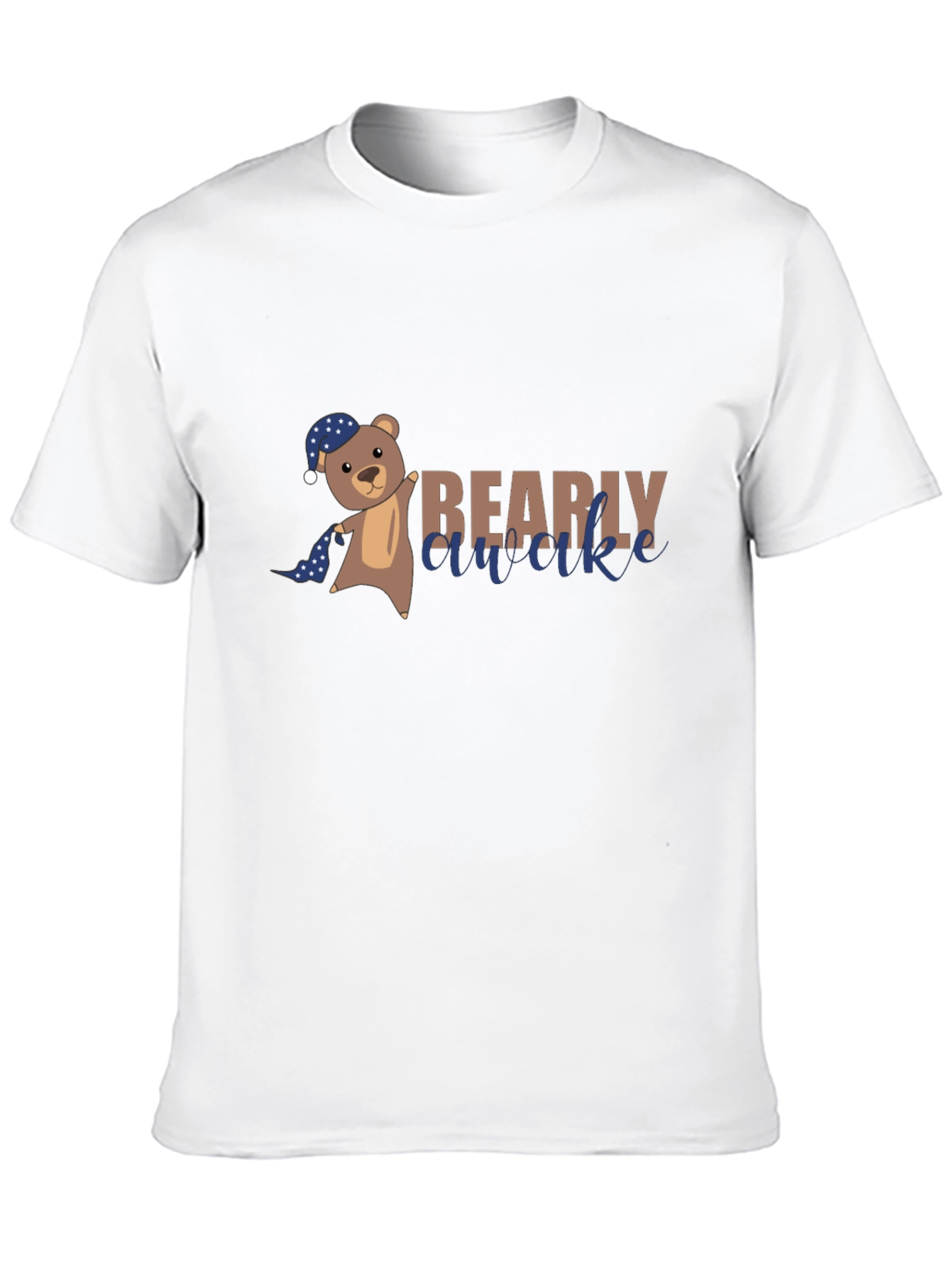 Bearly Awake T-Shirt - Sleepy Bear Design