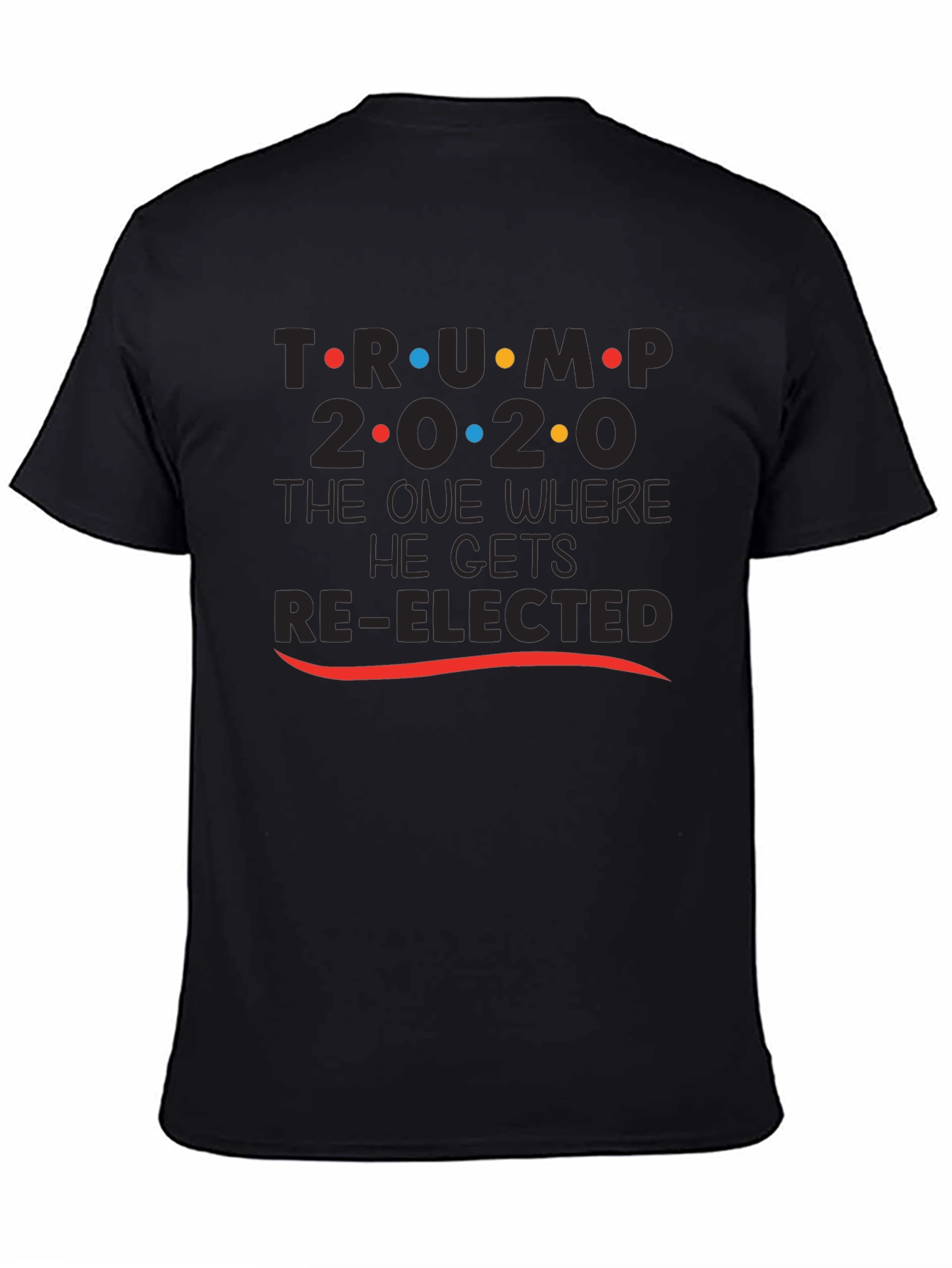 Trump 2020 Re-Elected Novelty T-Shirt