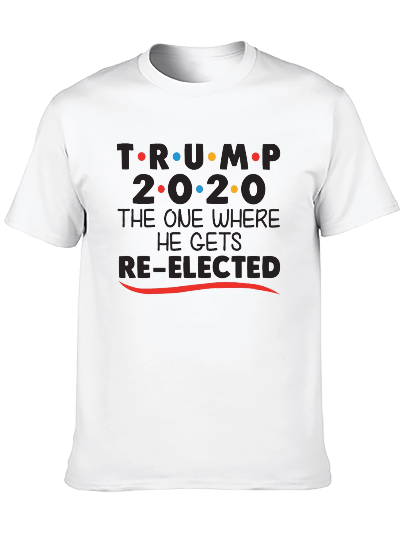 Trump 2020 Re-Elected Novelty T-Shirt
