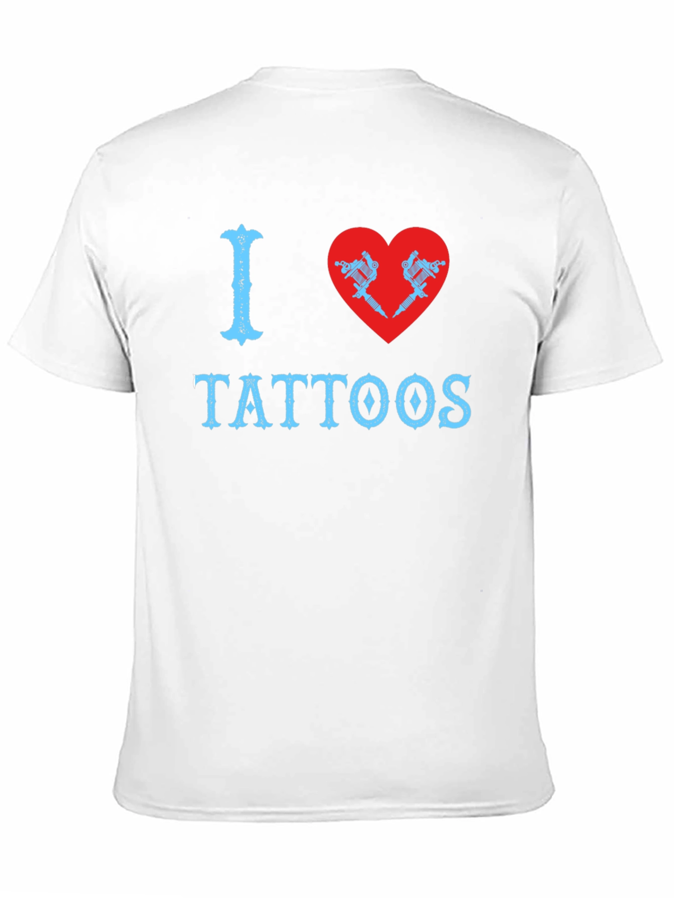 I Love Tattoos T-Shirt - Black