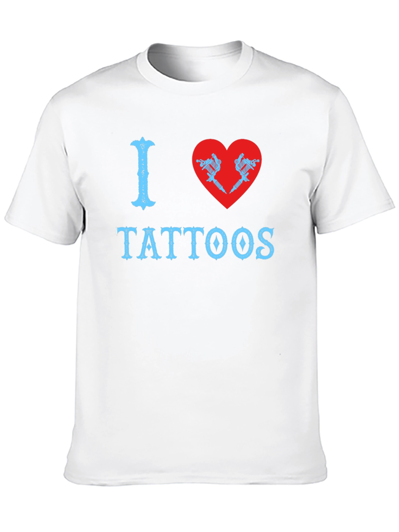 I Love Tattoos T-Shirt - Black