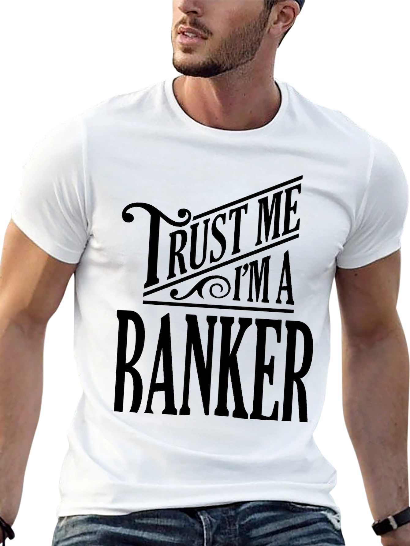Trust Me Im A Banker Black T-Shirt
