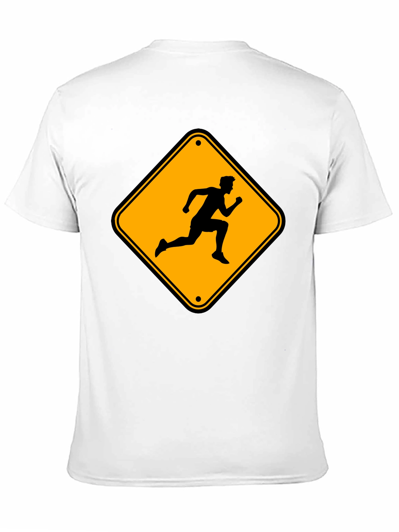 Runner Crossing Mens Black T-Shirt