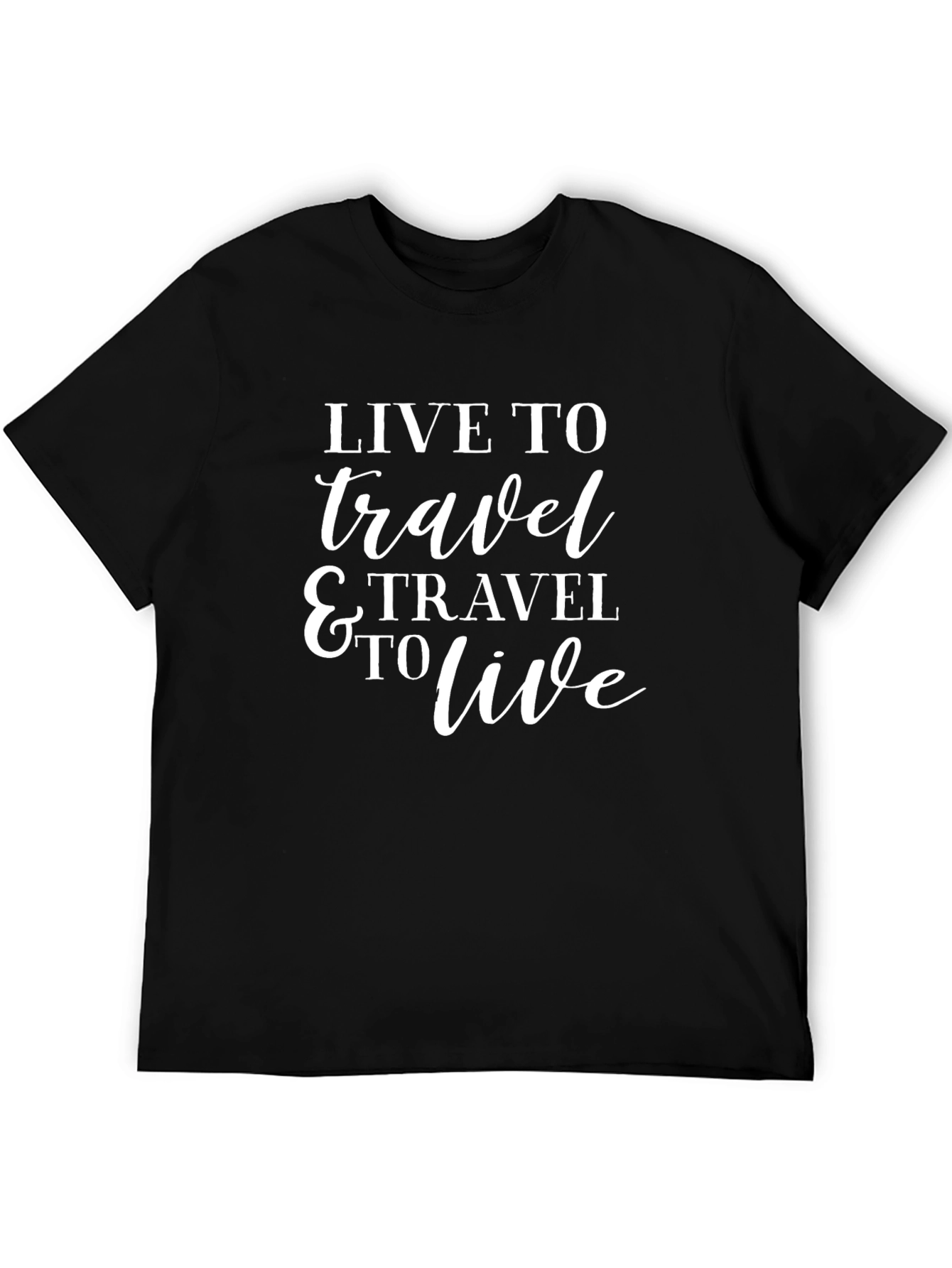 Live to Travel Graphic T-Shirt
