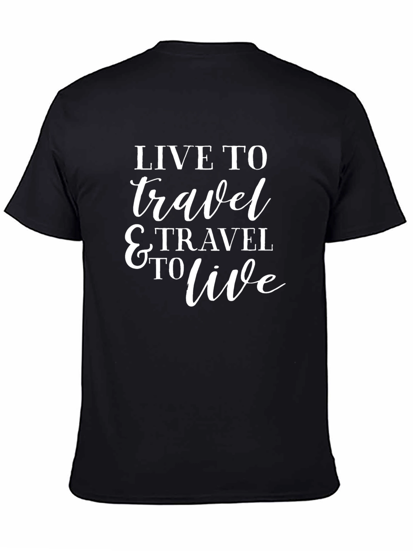 Live to Travel Graphic T-Shirt