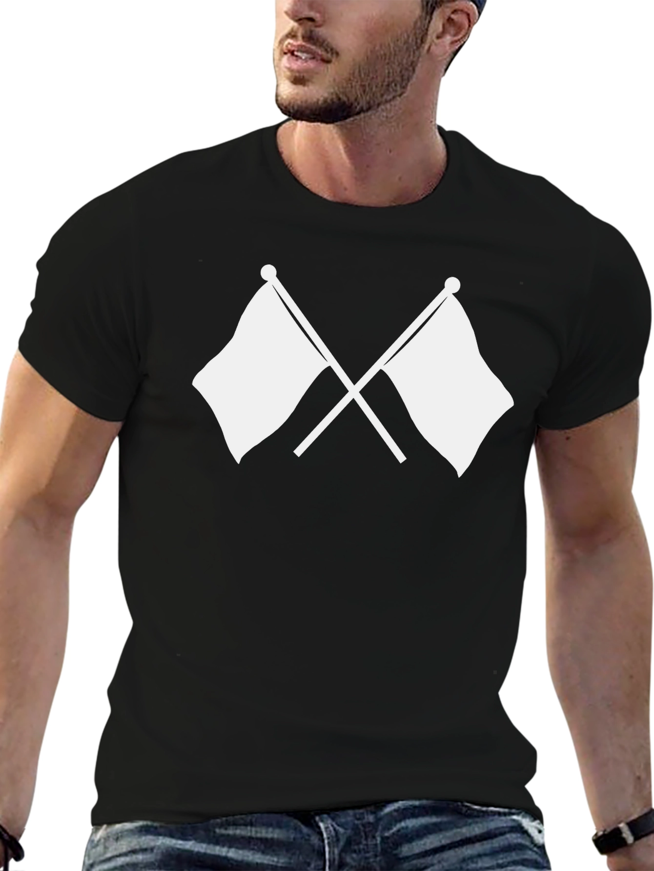 Checkered Flags Tee - Racing Fan Fashion