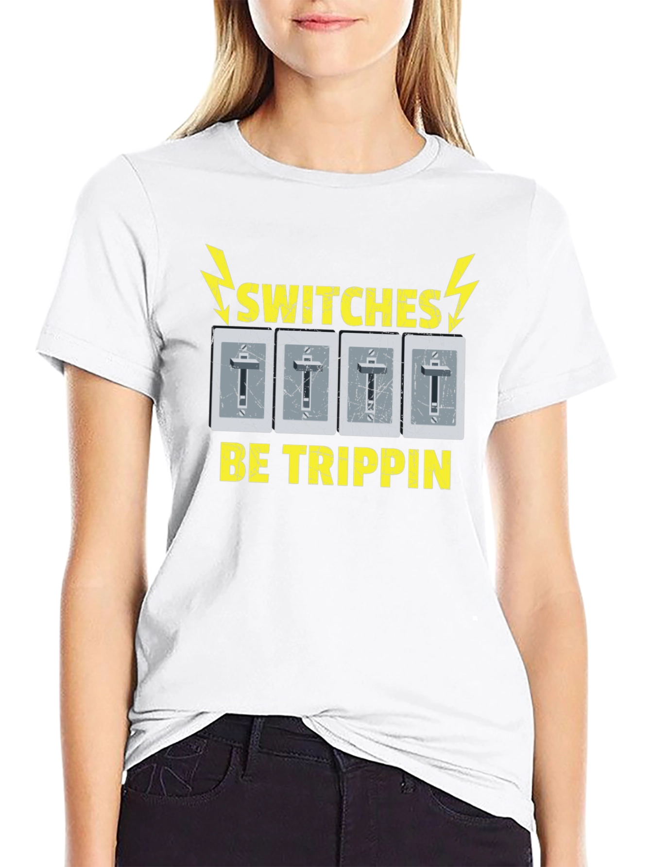 Switches Be Trippin Funny Graphic T-Shirt