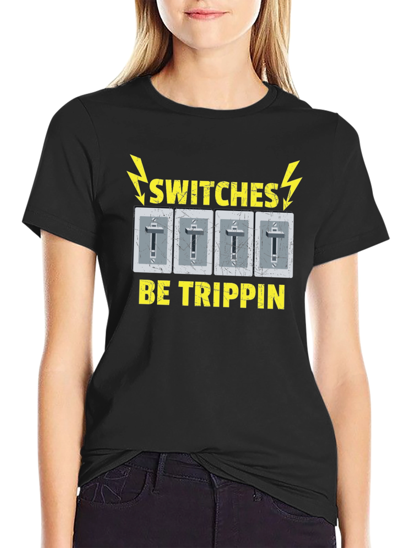 Switches Be Trippin Funny Graphic T-Shirt