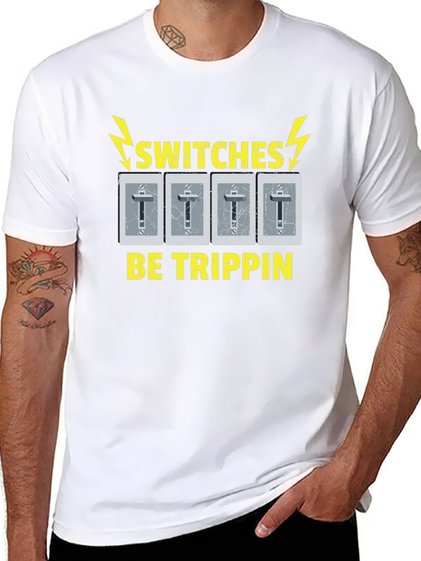 Switches Be Trippin Funny Graphic T-Shirt