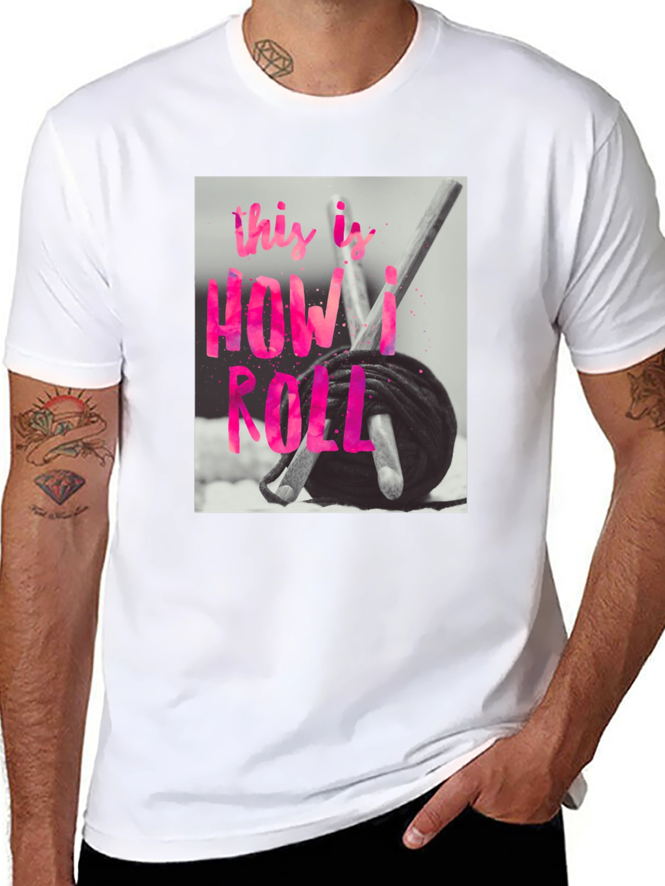 Crochet How I Roll T-Shirt