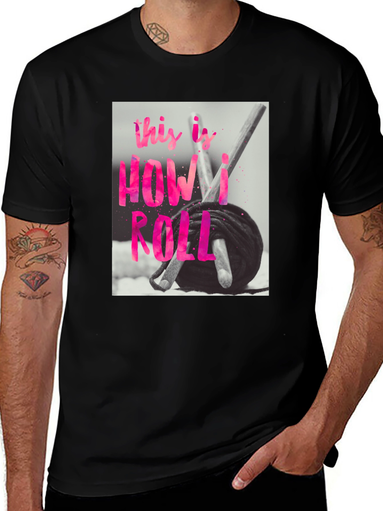 Crochet How I Roll T-Shirt