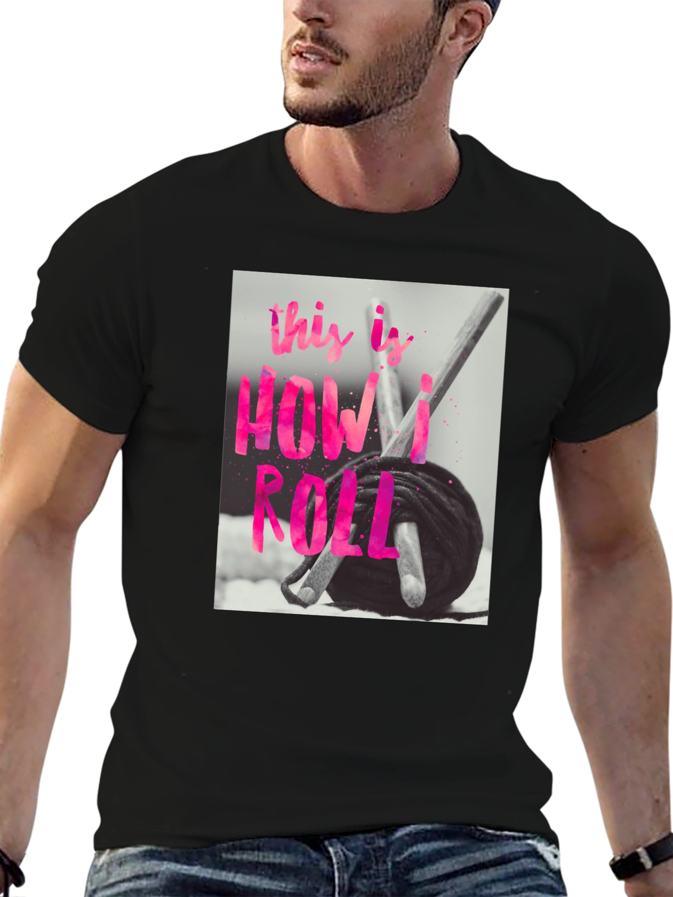 Crochet How I Roll T-Shirt