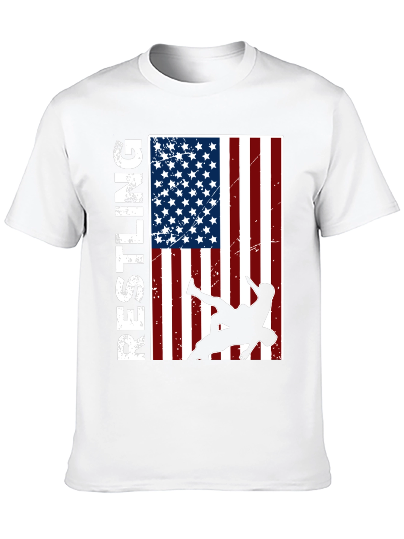 Wrestling USA Flag T-Shirt