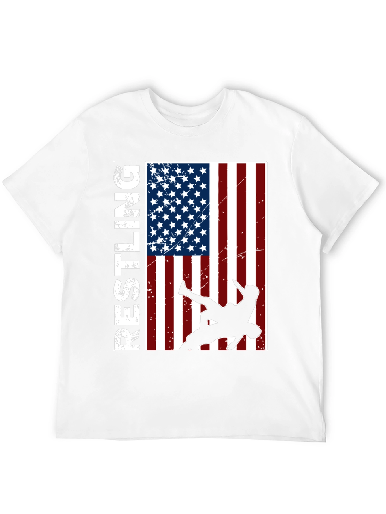 Wrestling USA Flag T-Shirt