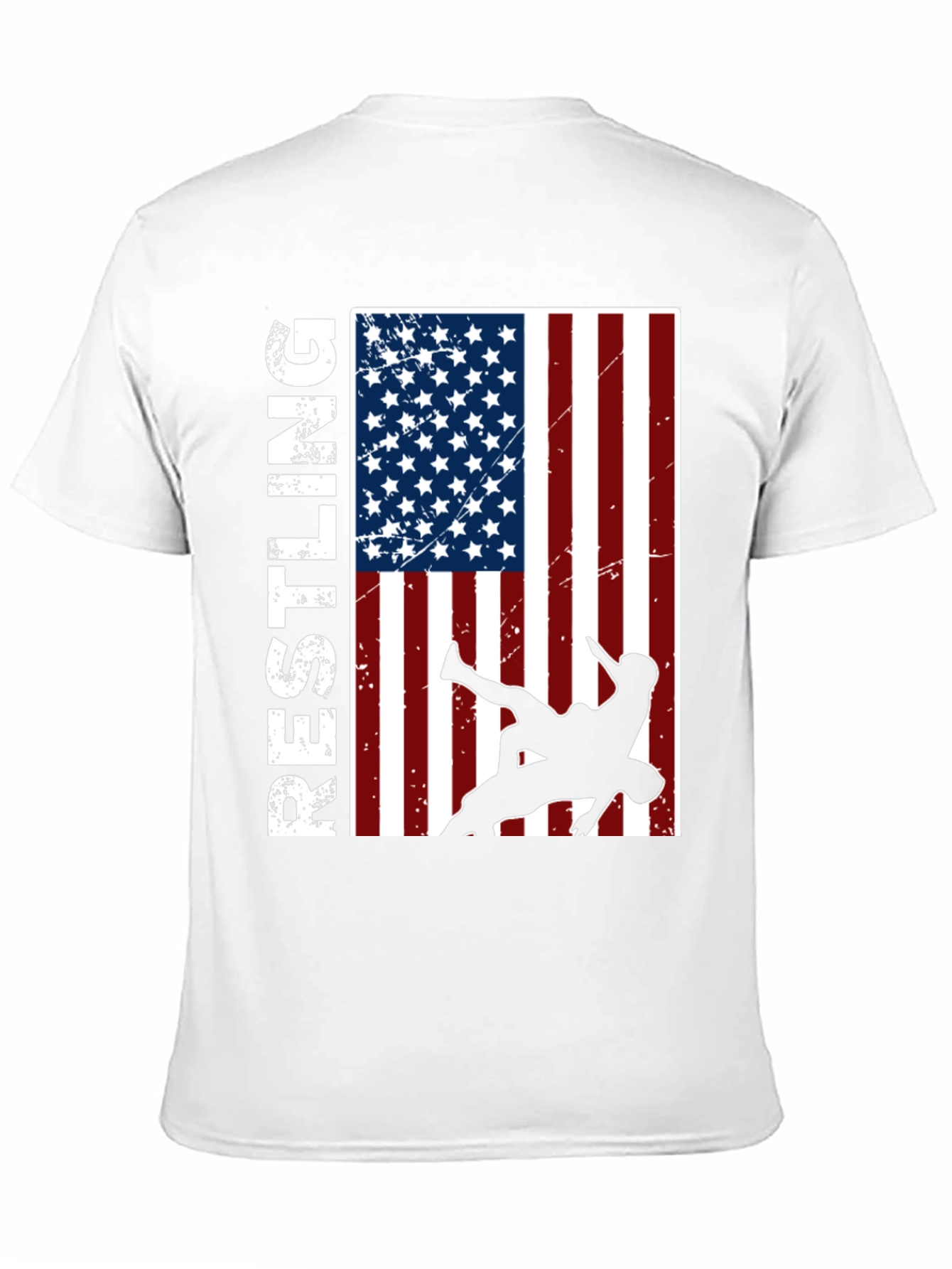 Wrestling USA Flag T-Shirt