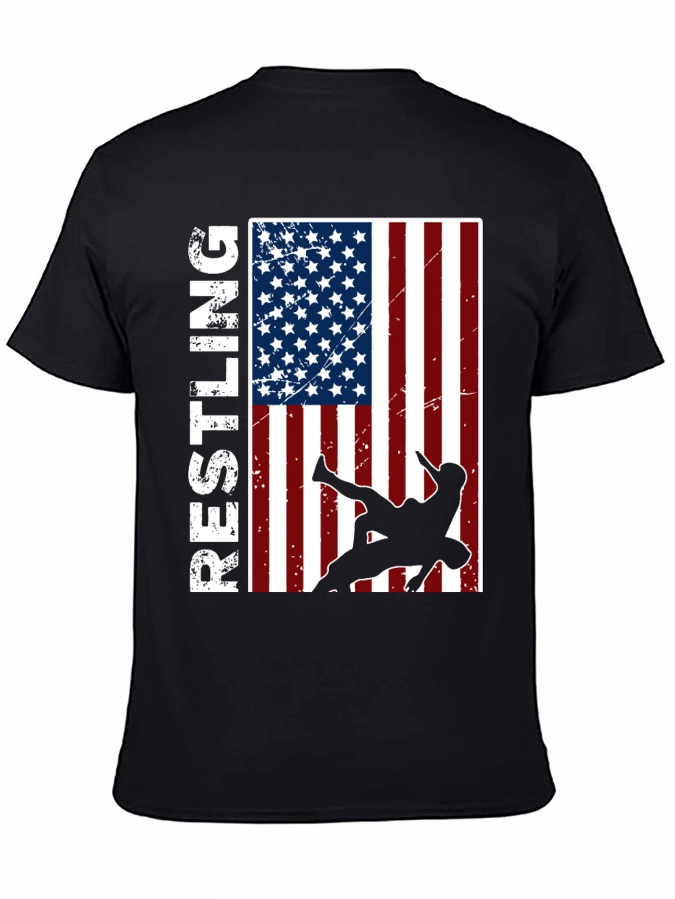 Wrestling USA Flag T-Shirt