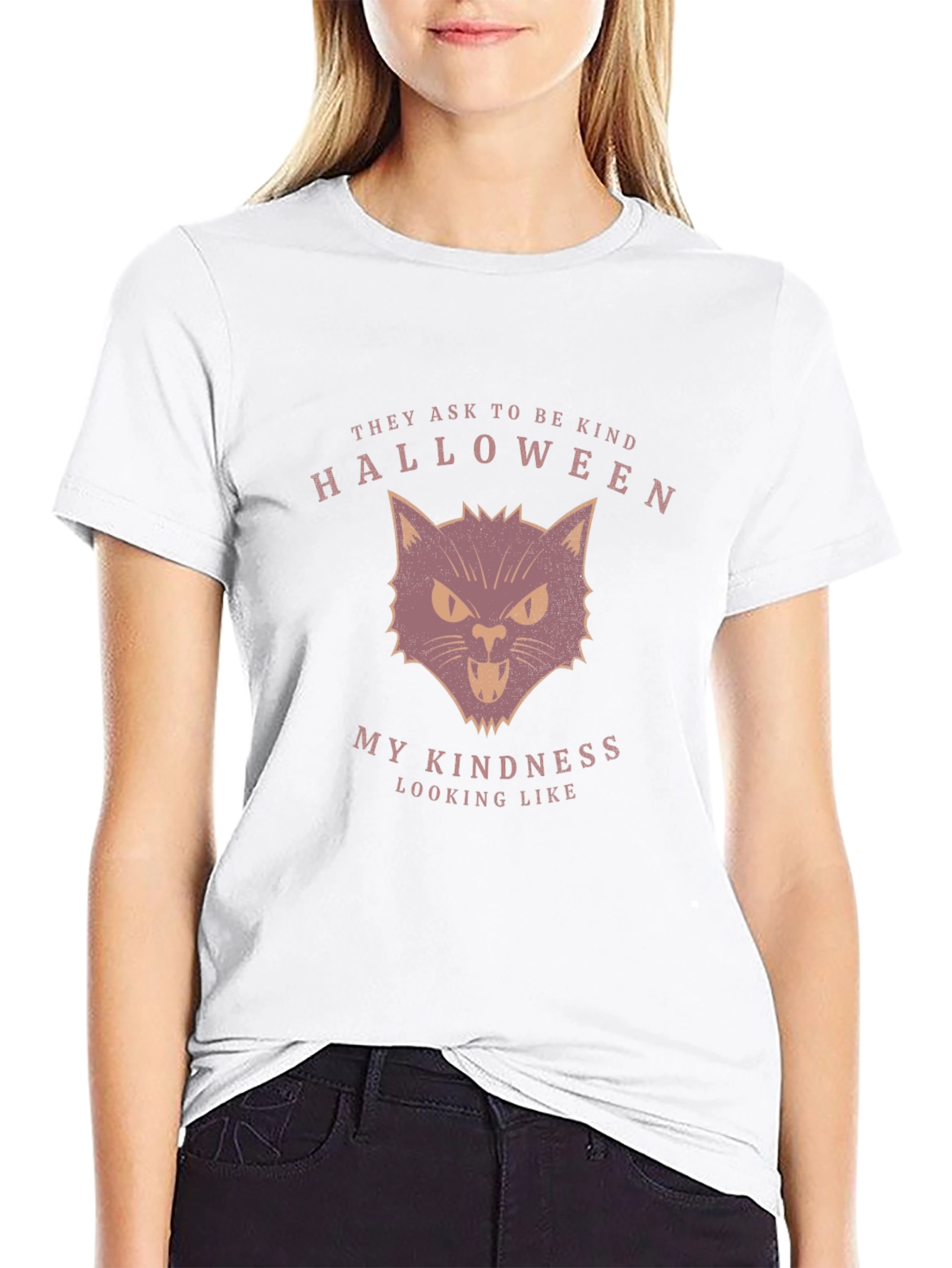 Halloween Black Cat T-Shirt