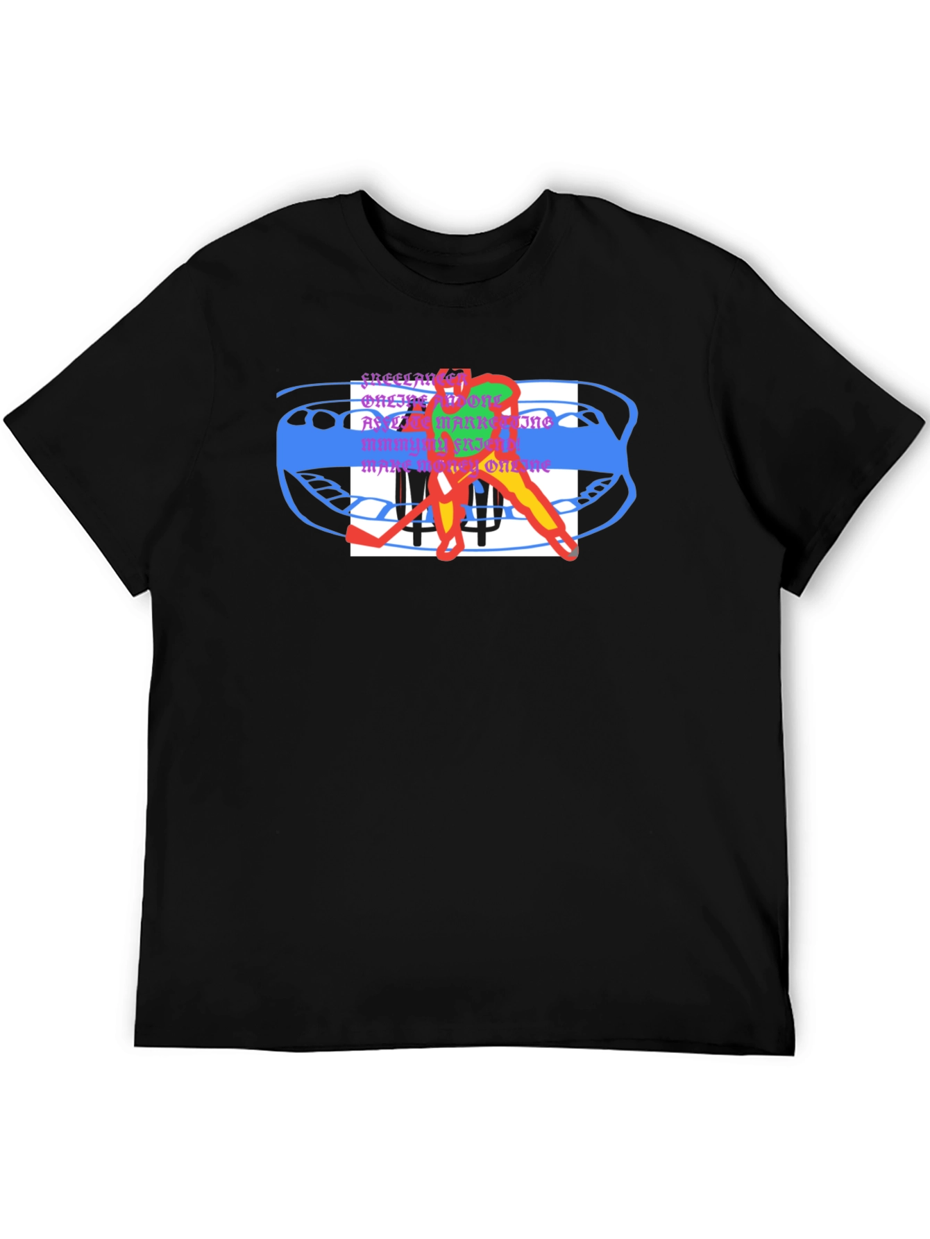Abstract Hockey T-Shirt