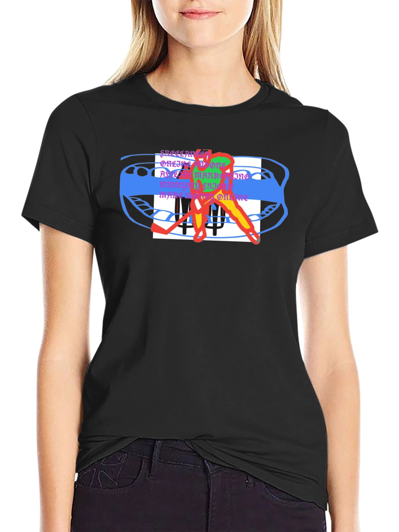 Abstract Hockey T-Shirt