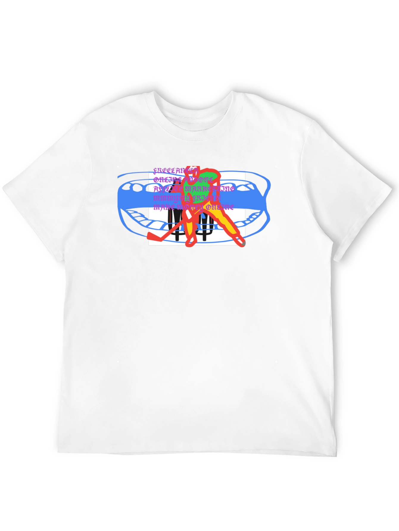 Abstract Hockey T-Shirt