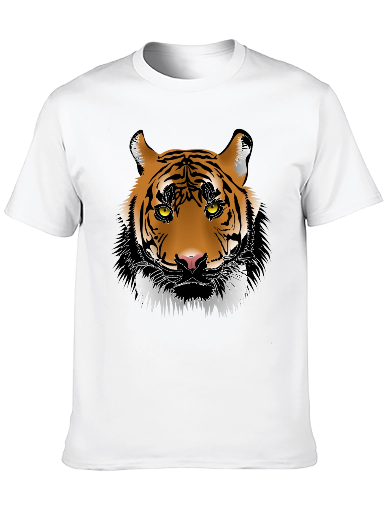 Bold Tiger Graphic Tee - Black