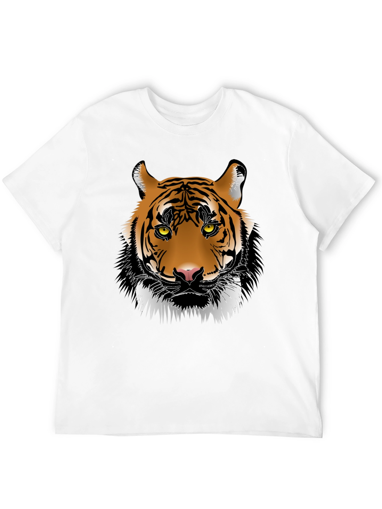 Bold Tiger Graphic Tee - Black