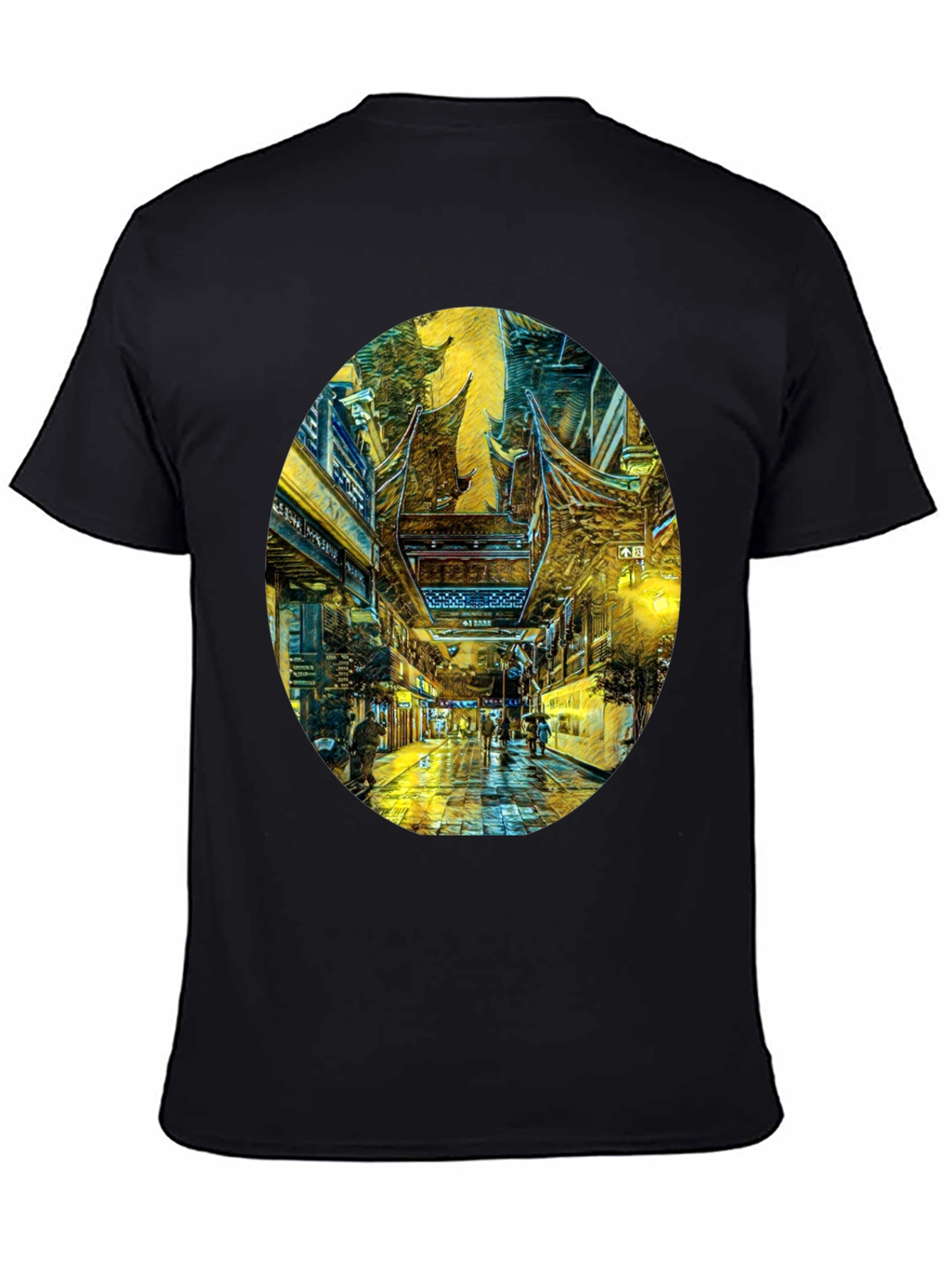 Artistic Cityscape Graphic Tee