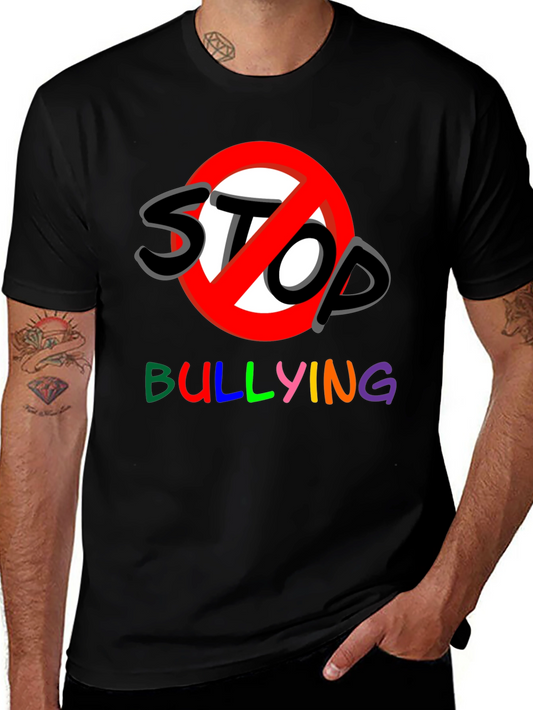 Stop Bullying Graphic Tee - Black