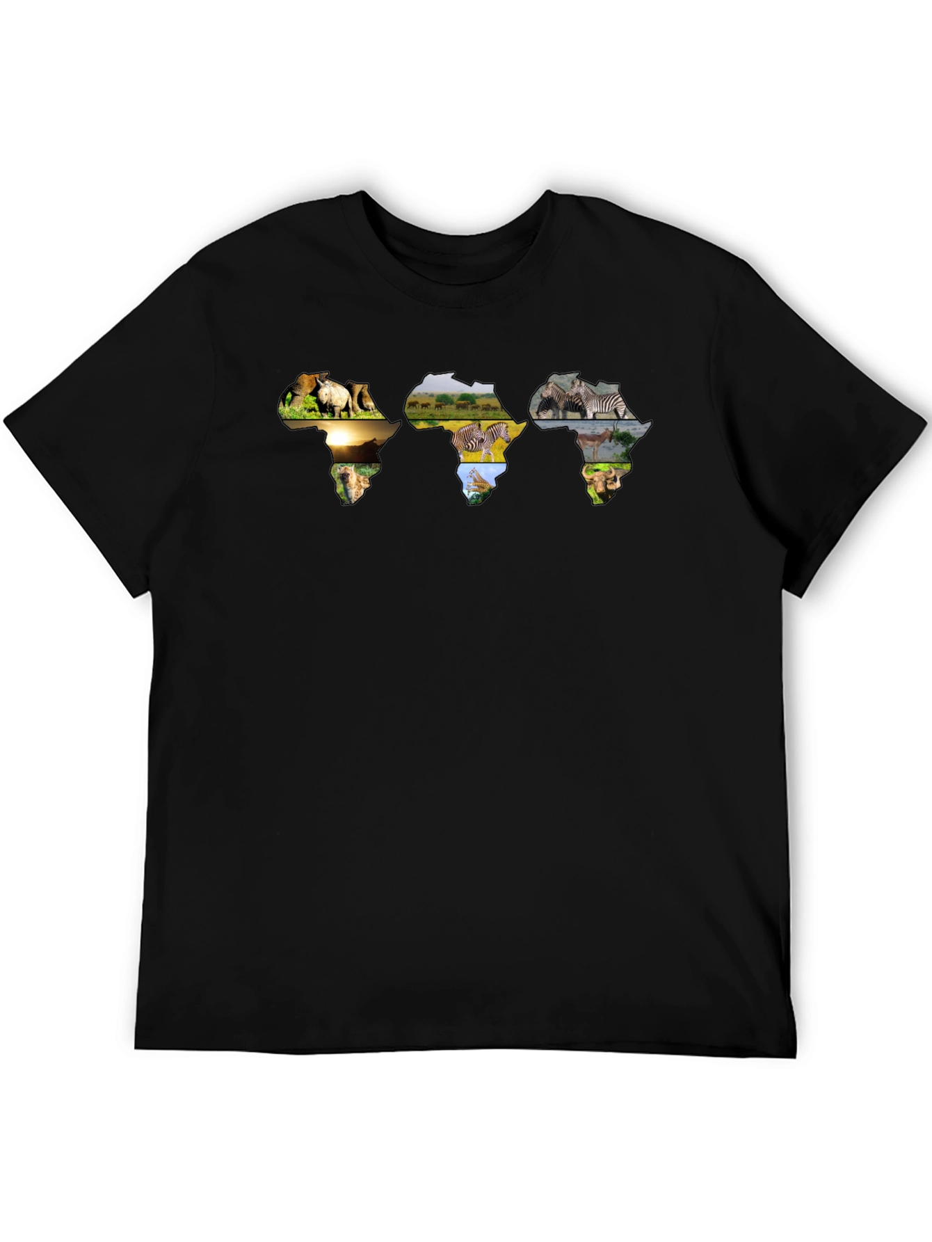 African Animals Silhouette T-Shirt