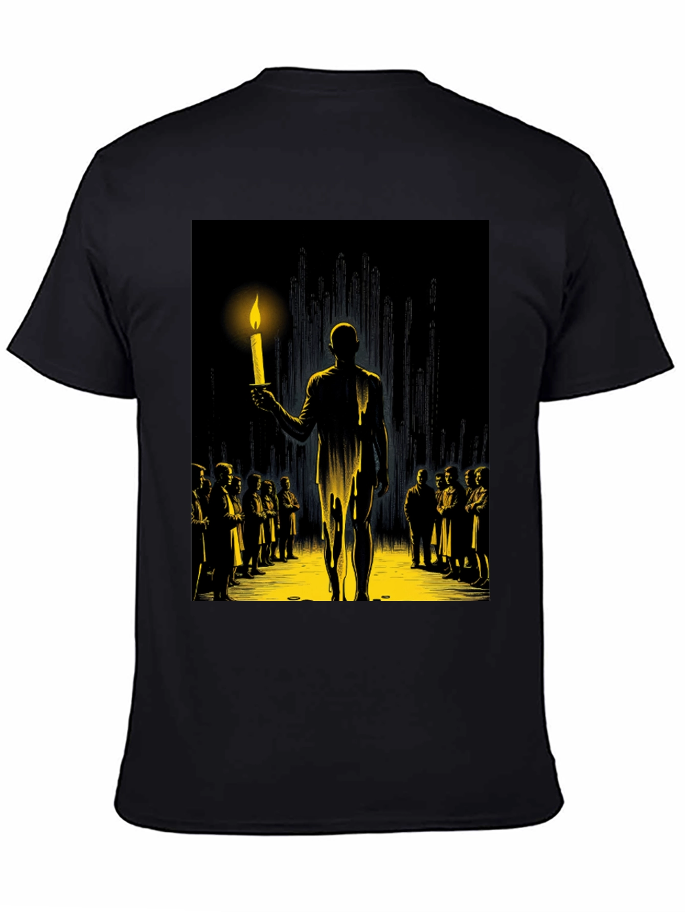 Illuminating Candle Graphic T-Shirt