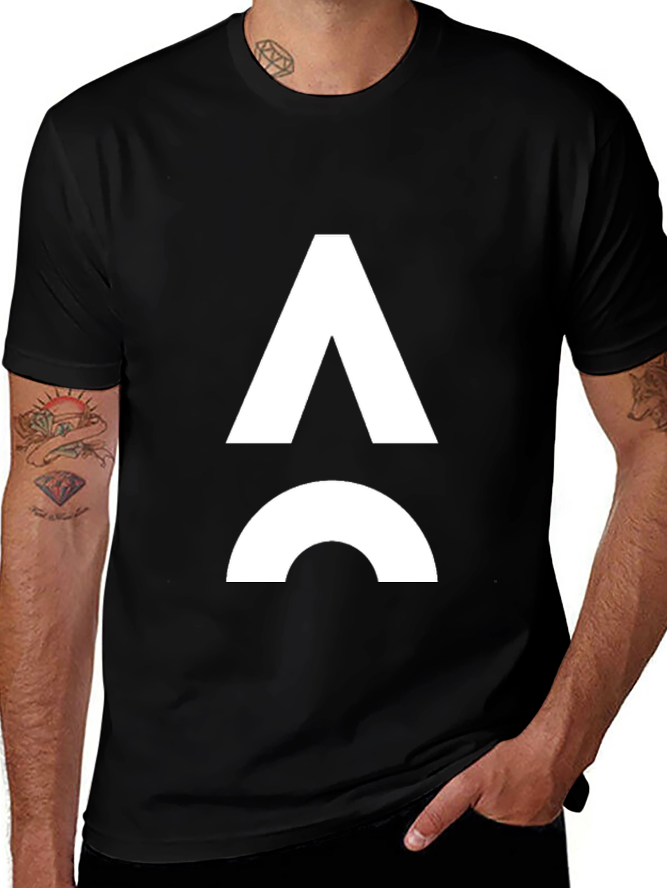 Minimalist Graphic Tee - Abstract Design