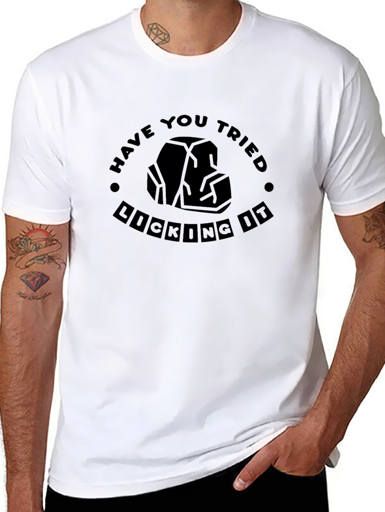 Licking Rock T-Shirt: Funny Geology Tee for Rockhounds
