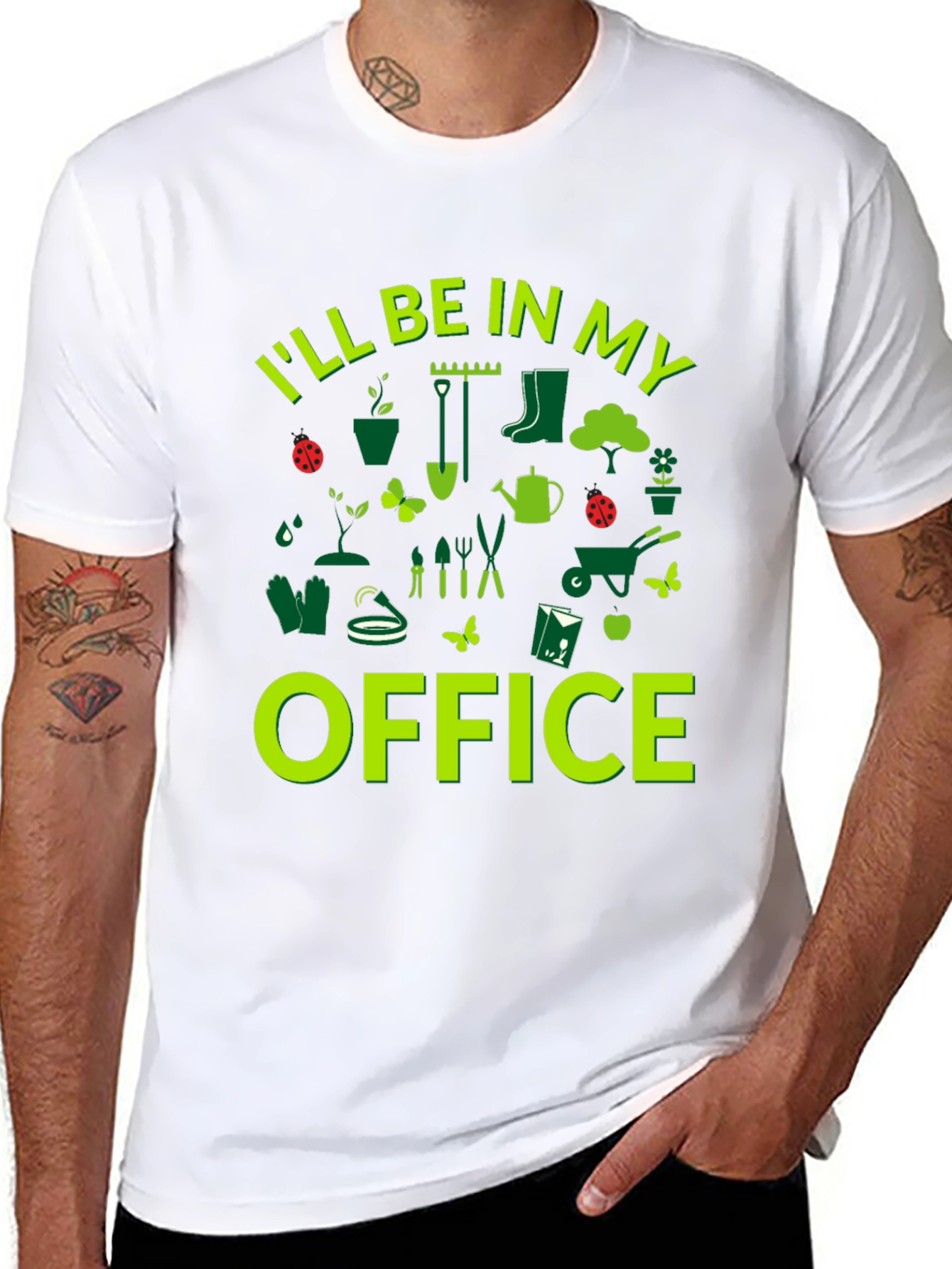 Gardening Office T-Shirt - Perfect for Plant Lovers