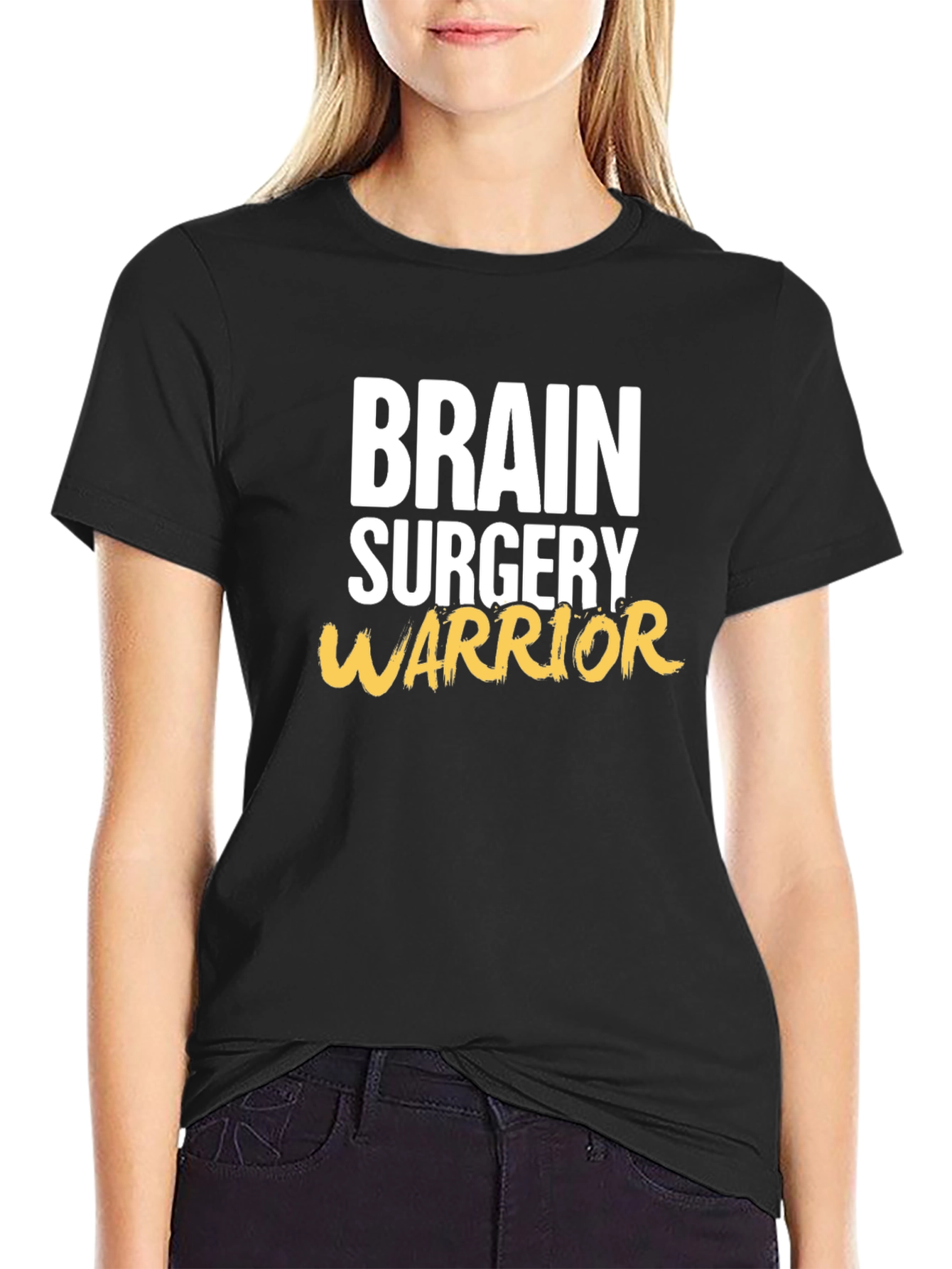 Brain Surgery Warrior Graphic T-Shirt
