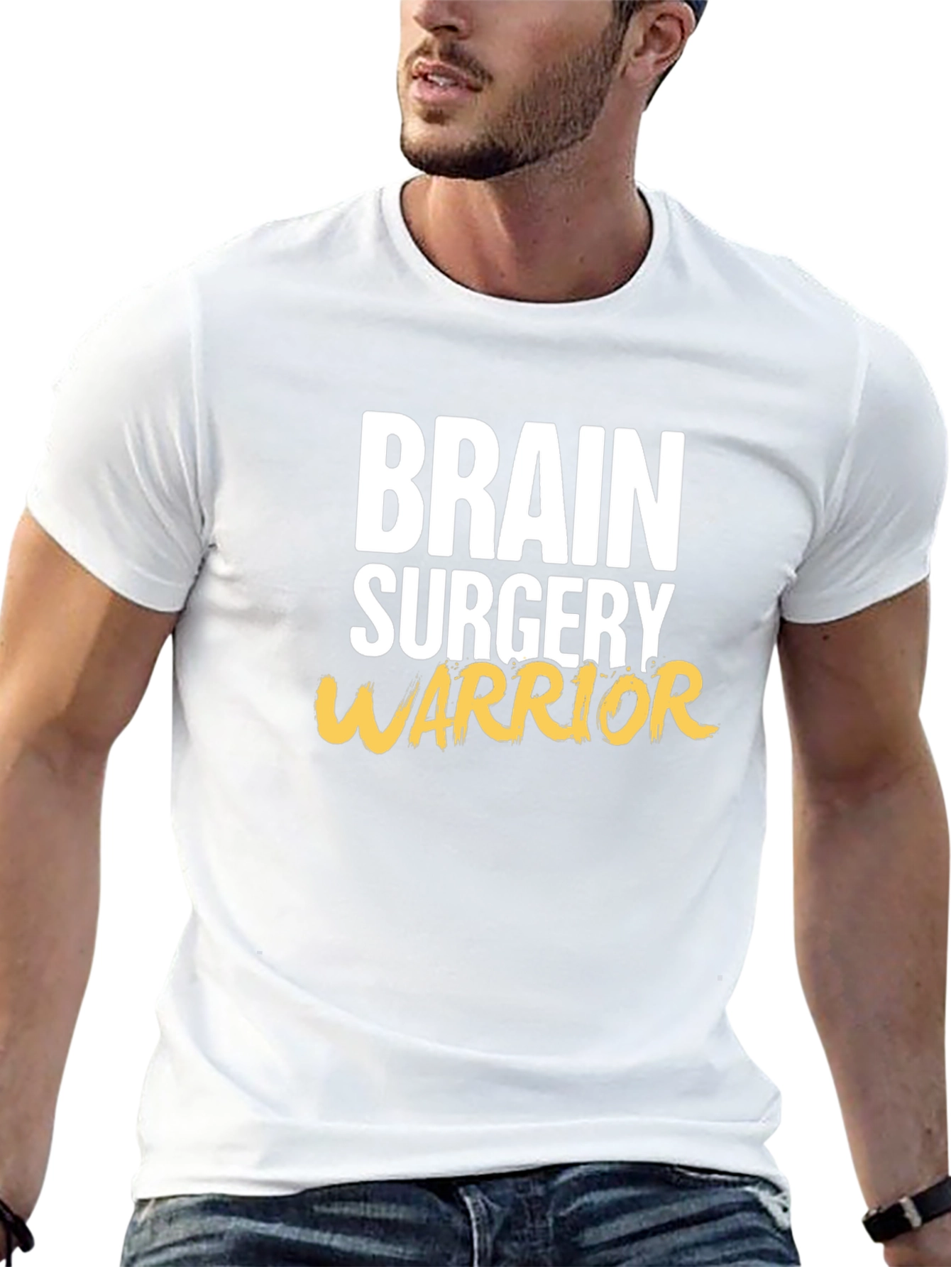 Brain Surgery Warrior Graphic T-Shirt