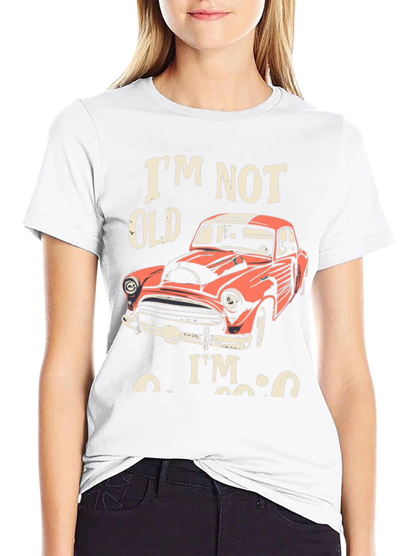 Im Not Old Im Classic Car Graphic Tee