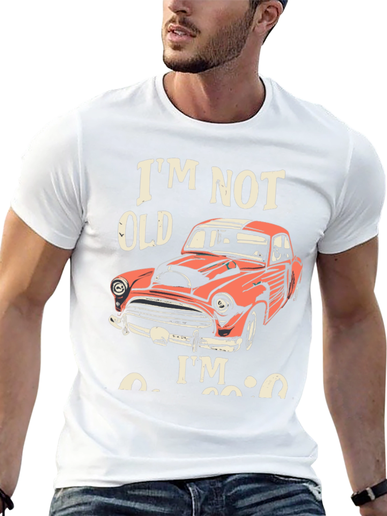 Im Not Old Im Classic Car Graphic Tee