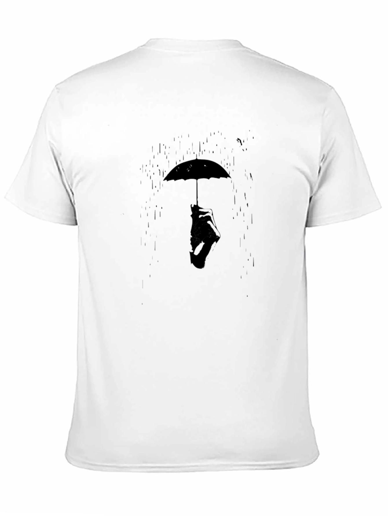Umbrella Man Graphic Tee - Stylish Black T-Shirt