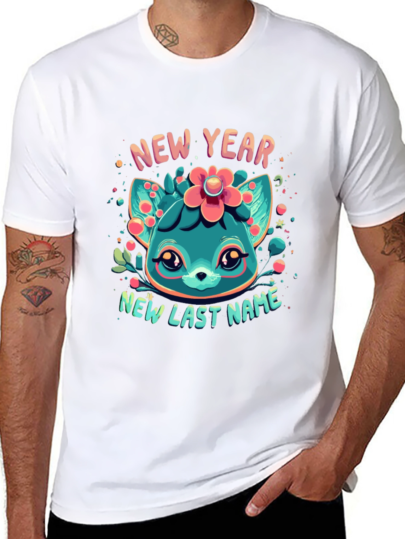 New Year New Last Name Graphic Tee