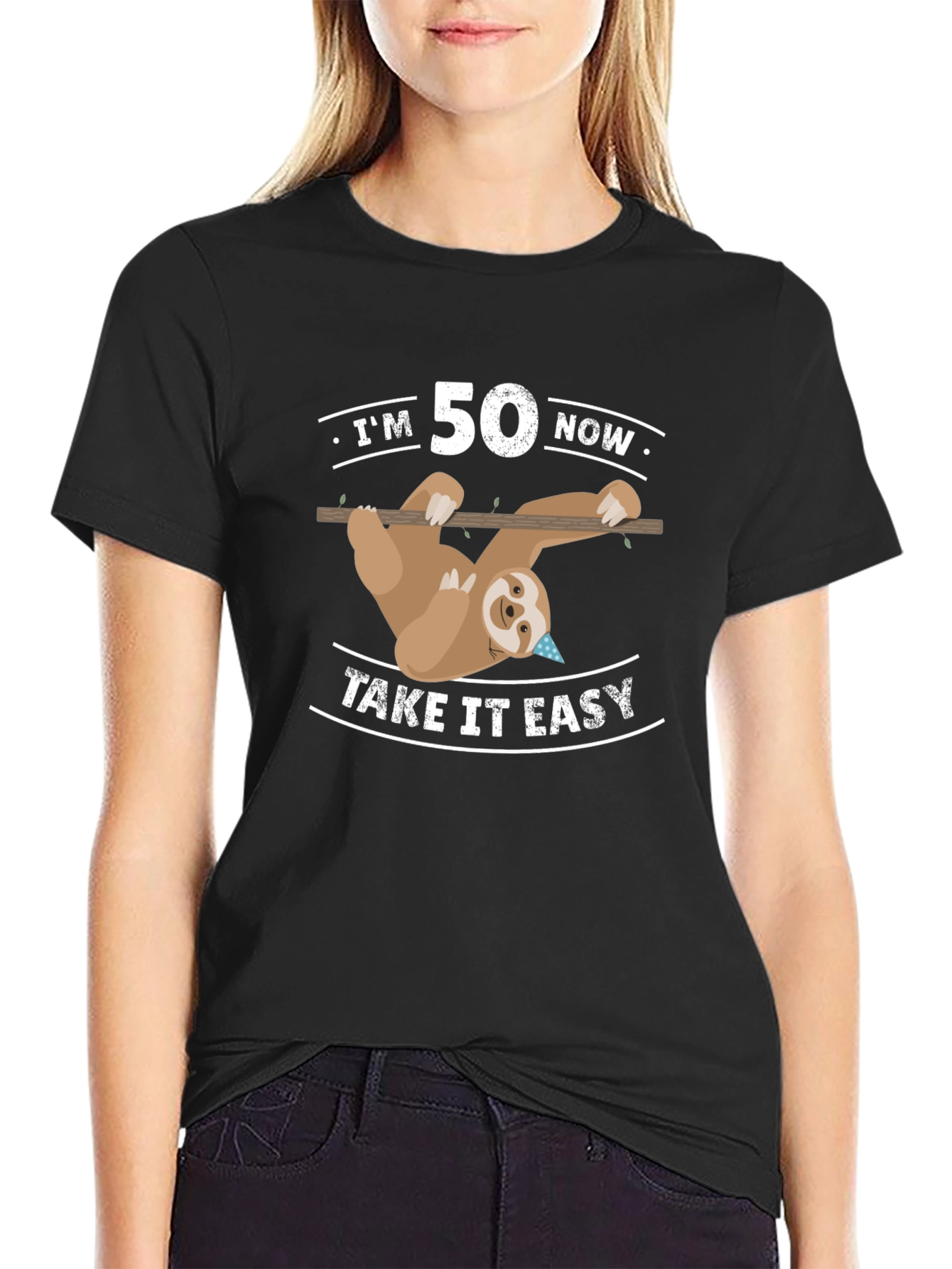 Funny 50th Birthday Sloth T-Shirt