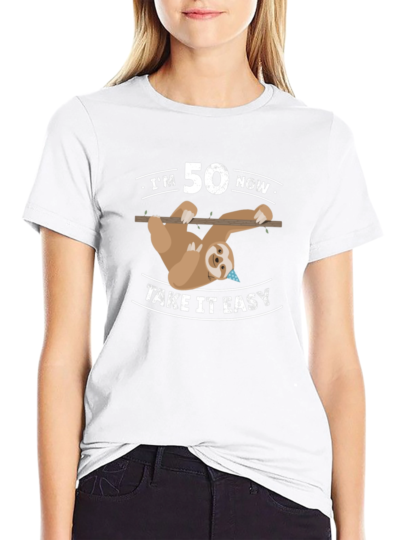 Funny 50th Birthday Sloth T-Shirt
